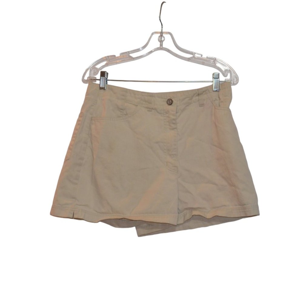 Rubbish White Cotton Denim Mini Shorts 11